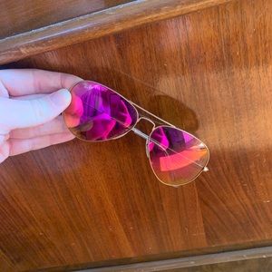 pink ray ban aviators